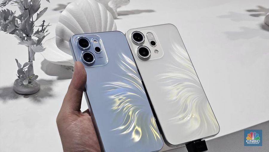 Oppo Reno 14 Series. (CNBC Indonesia/Intan)