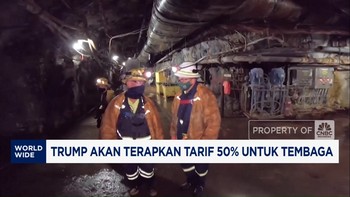 Video: Lagi! Trump Bakal Kerek Tarif 50% Untuk Tembaga