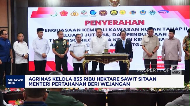 Video: Agrinas Kelola 833 Ribu Hektar Sawit Sitaan, Ini Pesan Mentan