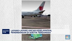 Video: Ancam Keselamatan, Penerbangan di Soetta Terganggu Layangan