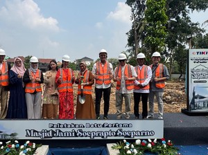 JNE Bakal Bangun Masjid Jami Soeprapto Soeparno di Jakarta Timur