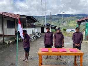 4 Anggota KKB di Puncak Papua Tengah Kembali ke Pangkuan NKRI