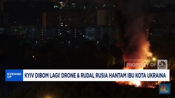 Video: Kyiv Dibom Lagi! Drone & Rudal Rusia Hantam Permukiman Warga