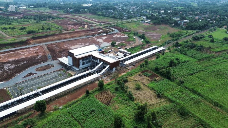 Penampakan Stasiun Jatake, stasiun KRL baru warga BSD. (Dok. Sinar Mas Land)