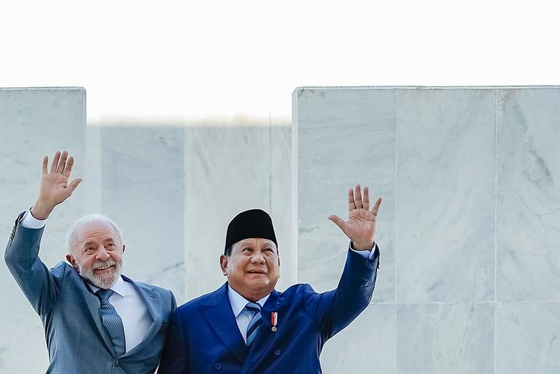 Presiden Prabowo Subianto dan Presiden Republik Federasi Brasil, Yang Mulia Luiz Inácio Lula da Silva. (Instagram/prabowo) Presiden Prabowo Subianto dan Presiden Republik Federasi Brasil, Yang Mulia Luiz Inácio Lula da Silva. (Instagram/prabowo)