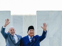 Momen Mesra Prabowo Subianto & Lula da Silva di Istana Planalto Brasil