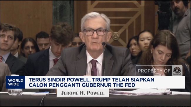 Video: Terus Sindir Powell, Trump Siapkan Pengganti Gubernur The Fed