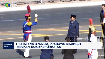 Video: Tiba Istana Brasilia, Prabowo Disambut Pasukan Jajar Kehormatan