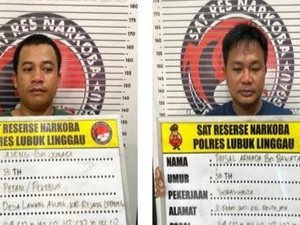 Dua Pria di Lubuklinggau Diringkus Saat Hendak Edarkan Narkoba