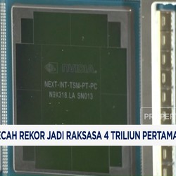 Video: Dunia Tercengang, Nvidia Jadi Perusahaan USD 4 Triliun Pertama