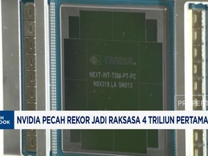 Video: Dunia Tercengang, Nvidia Jadi Perusahaan USD 4 Triliun Pertama