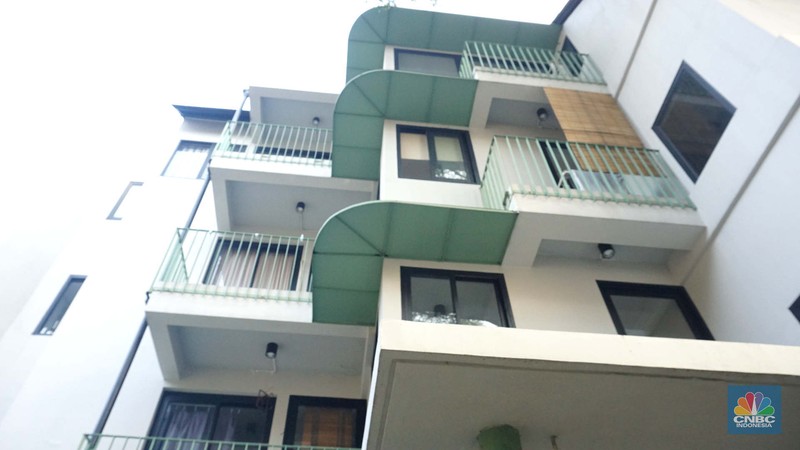 Hunian flat di kawasan Menteng, Jakarta, Jumat (11/7/2025). (CNBC Indonesia/Muhammad Sabki)