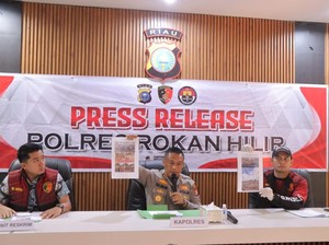 Polres Rohil Komitmen Tindak Perambah Hutan, 5 Tersangka Ditangkap