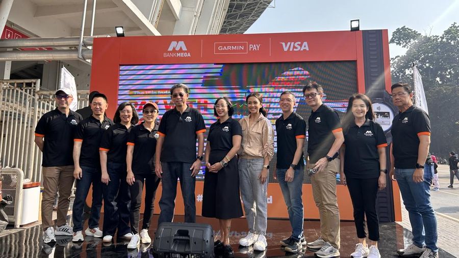 PT Bank Mega Tbk (MEGA), Visa Indonesia, dan Garmin Indonesia resmi menghadirkan kolaborasi teknologi 