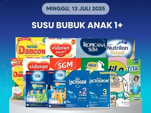 Cuma di Transmart Full Day Sale, Aneka Susu Bubuk Diskon 10%