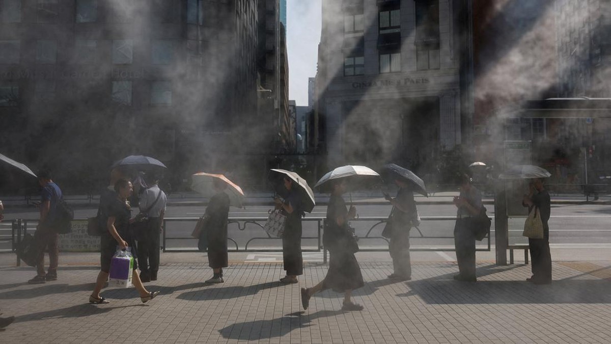 "Neraka Bolong" di Jepang, Suhu Panas Rekor 41,6 Derajat Celcius