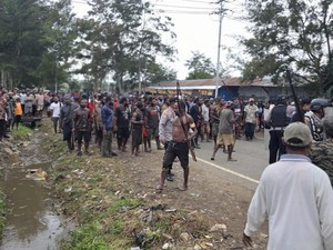2 Kelompok Jemaat Gereja di Wamena Bentrok Dipicu Jadwal Ibadah