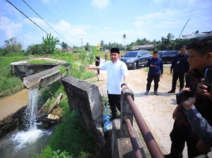 Herman Deru Temukan Irigasi Putus Saat Kunjungan Kerja ke OKU Timur