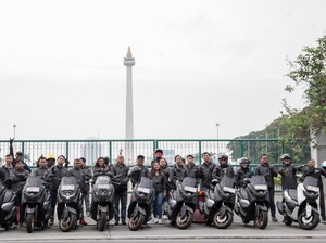 Belasan Bikers Jajal Kecanggihan Yamaha Nmax Turbo Keliling Jakarta