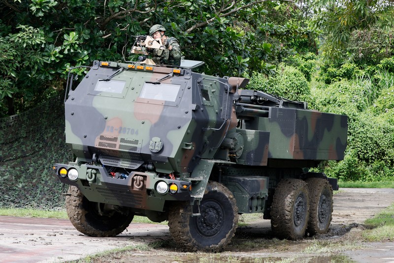 A High Mobility Artillery Rocket System (HIMARS) is on display at a park during Taiwan's annual Han Kuang military exercise in Taichung. REUTERS/Ann Wang A High Mobility Artillery Rocket System (HIMARS) is on display at a park during Taiwan's annual Han Kuang military exercise in Taichung. REUTERS/Ann Wang