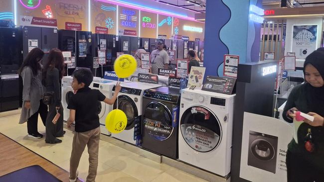 Berburu Mesin Cuci dan TV Murah di Transmart, Mumpung Ada Diskon 50%+20%