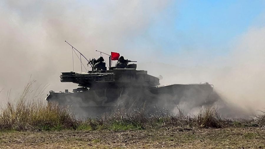 AUSTRALIA-USA/DEFENCE HIMARS rockets are fired by Australian, U.S. and Singapore defence forces as part of the Talisman Sabre 2025 joint war fighting exercise, at Shoalwater Bay, Queensland, Australia, July 14, 2025. REUTERS/Kirsty Needham
