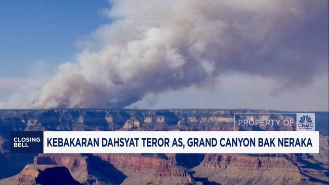 Video: Kebakaran Dahsyat Teror AS, Grand Canyon Bak Neraka