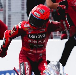 Viral! Marc Marquez Joget Pacu Jalur Saat Menang di MotoGP Jerman