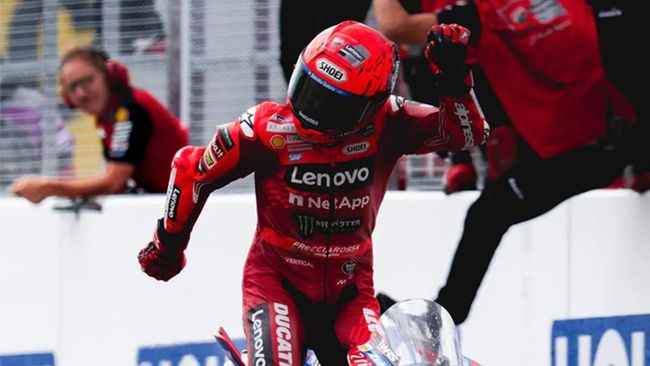 Viral! Marc Marquez Joget Pacu Jalur Saat Menang di MotoGP Jerman