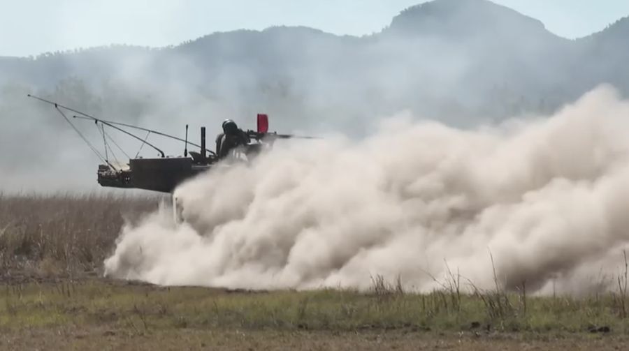 AUSTRALIA-USA/DEFENCE HIMARS rockets are fired by Australian, U.S. and Singapore defence forces as part of the Talisman Sabre 2025 joint war fighting exercise, at Shoalwater Bay, Queensland, Australia, July 14, 2025. REUTERS/Kirsty Needham