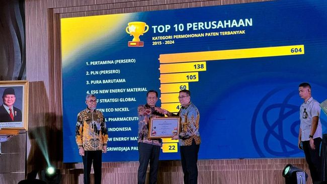 Pertamina Raih Apresiasi Kekayaan Intelektual Karena Hal Ini