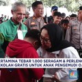 Video: Pertamina Bagi 1.000 Perlengkapan Sekolah Anak Ojol & Opang
