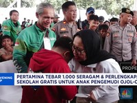 Video: Pertamina Bagi 1.000 Perlengkapan Sekolah Anak Ojol & Opang