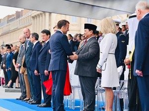 Macron ke Prabowo Usai Hadiri Bastille Day Paris: Terima Kasih Sahabat
