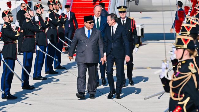 Prabowo Tiba di Paris, Hadiri Bastille Day Sebagai Tamu Kehormatan
