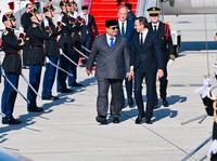 Prabowo Tiba di Paris, Hadiri Bastille Day Sebagai Tamu Kehormatan