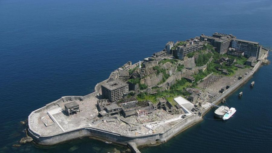 Pulau Hashima di Jepang. (Dok. discover-nagasaki)