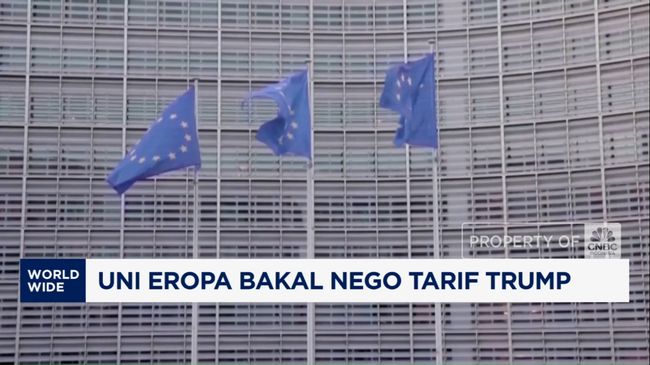 Video: Tak Balas Tarif Impor AS, Uni Eropa Pilih Nego Dengan Trump