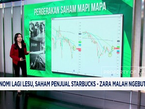 Video: Ekonomi Lesu, Saham Pengelola Starbucks-Zara Tetap Melaju