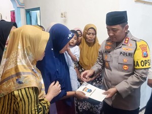 Kapolres Probolinggo Kunjungi Rumah Duka Korban Penembakan KKB di Papua