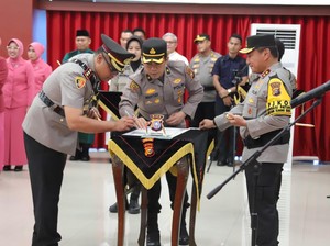 Polda Riau Gelar Sertijab 4 Kapolres: Dumai hingga Kuansing