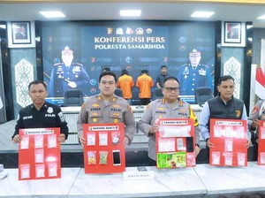 1 Kg Sabu Disita di Samarinda, 2 Pengedar Terancam Hukuman Mati