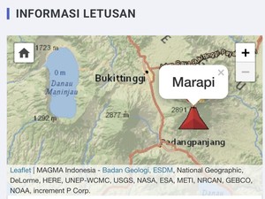Gunung Marapi Erupsi Lagi Siang Ini, Berlangsung Selama 34 Detik
