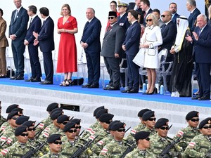 Prabowo Bangga Kontingen Indonesia Tampil di Parade Bastille Day Paris