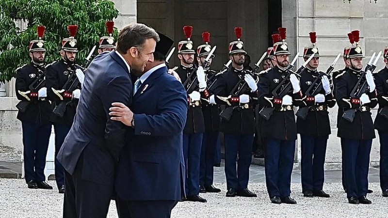 Presiden Prabowo Subianto menjadi tamu kehormatan dalam upacara peringatan Hari Nasional Prancis atau Bastille Day, pada Senin, 14 Juli 2025, di Paris, Prancis. (Instagram/Prabowo)
