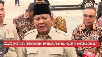 Video: Presiden Prabowo Umumkan Kesepakatan Tarif RI-Amerika Serikat