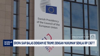 Video:  Eropa Balas Trump Dengan 'Hukuman' Tarif Rp 1.367 Triliun