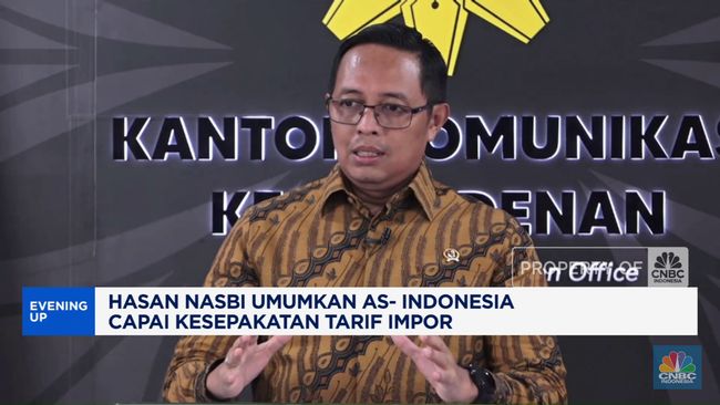 Video: Hasan Nasbi Umumkan AS- RI Capai Kesepakatan Tarif Impor