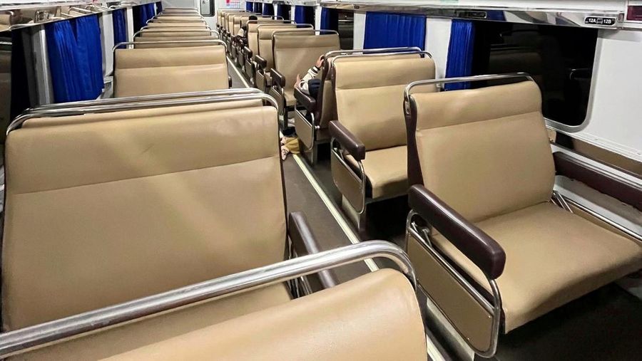 Kereta kelas Bisnis/Dok: KAI
