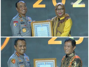 Polri Beri Penghargaan ke 3 Tokoh Mitra Bhayangkara